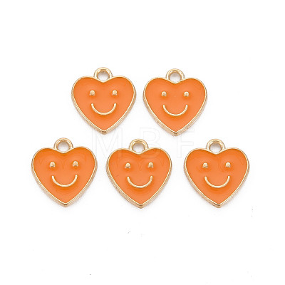 Alloy Enamel Charms X-ENAM-T016-12I-RS-1