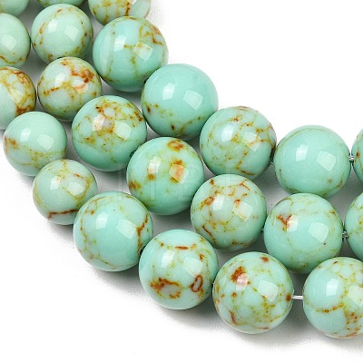 Synthetic Turquoise Graduated Beads Strands GG-CBA2AE1-A04-A-1