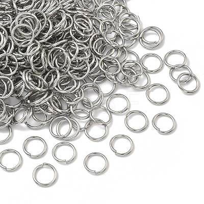 Tarnish Resistant 304 Stainless Steel Open Jump Rings STAS-E067-08-10mm-1