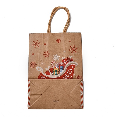 Christmas Theme Rectangle Paper Bags CARB-F011-01D-1