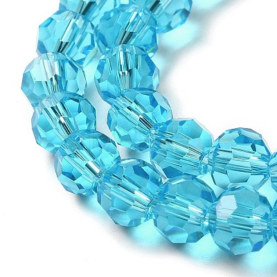 Transparent Glass Beads EGLA-A035-T6mm-D08-1