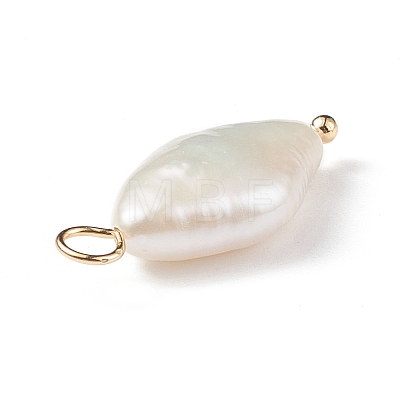 Natural Keshi Pearl Pendants X-PALLOY-JF01932-1