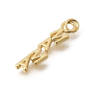 Mother's Day Brass Pendants KK-Z155-05G-03-1