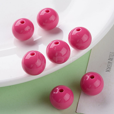 Opaque Acrylic Beads X-MACR-S370-C16mm-A13-1