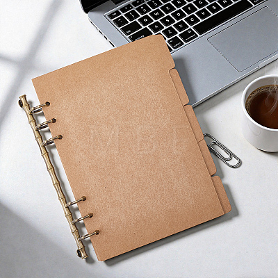 6-Ring Alloy Loose Leaf Book Binder Hinged Rings FIND-WH20042-61B-1