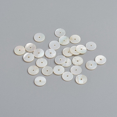 Freshwater Shell Beads BSHE-G026-04B-9mm-1