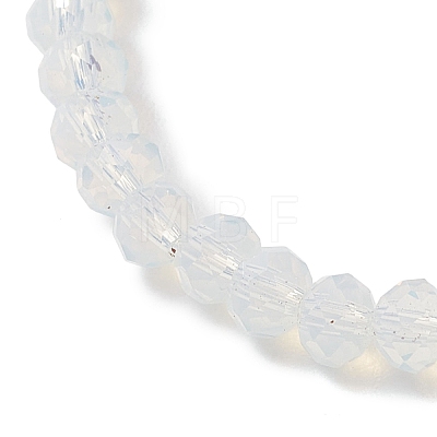 Chakra Opalite & Dyed Natural Malaysia Jade Beads Stretch Bracelets for Women BJEW-JB13049-1