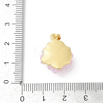 UV Plating Brass Pendants KK-R213-15G-06-1