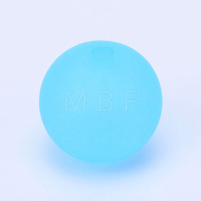 Transparent Acrylic Ball Beads FACR-R021-8mm-06-1