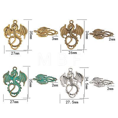 Tibetan Style Alloy Pendants PALLOY-SC0002-08-1