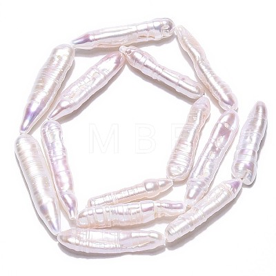 Natural Baroque Pearl Keshi Pearl Beads Strands PEAR-S010-30-02-1