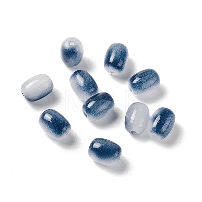 Opaque Glass Beads GLAA-F117-06E-1