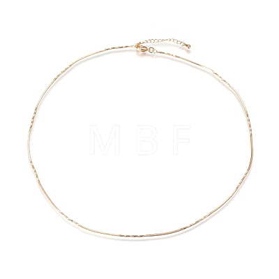 Long-Lasting Plated Brass Chain Necklaces NJEW-MSMC002-14G-NF-1