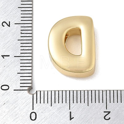 Brass Slide Charms KK-D289-67G-D-1