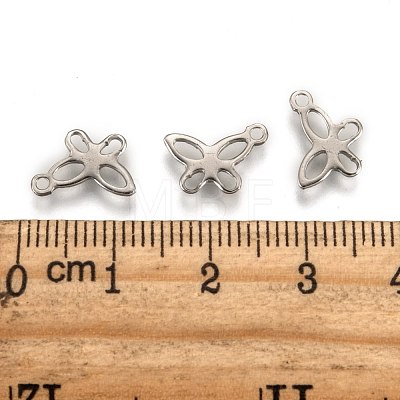 Tarnish Resistant 304 Stainless Steel Insect Charm Butterfly Pendants X-STAS-J014-19-1