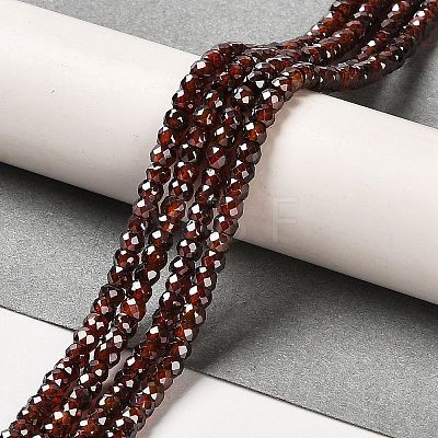 Cubic Zirconia Bead Strands ZIRC-G001-01B-1