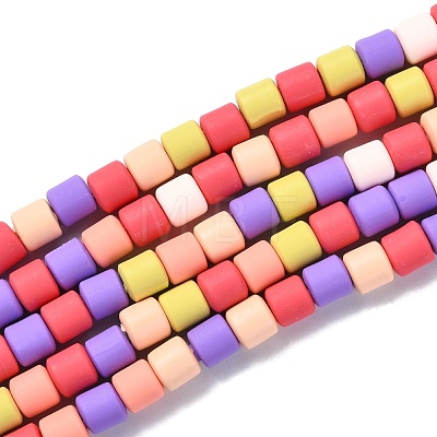 Polymer Clay Bead Strands CLAY-T001-C29-1