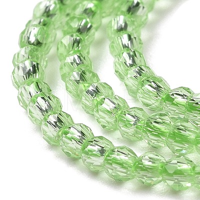 Transparent Glass Beads Strands GLAA-H021-03-14-1