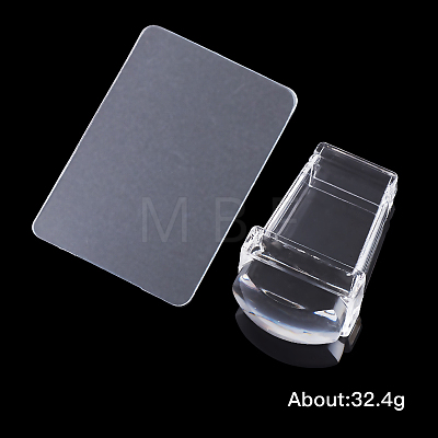 Silicone Nail Art Seal Stamp and Scraper Set MRMJ-Q061-005-1