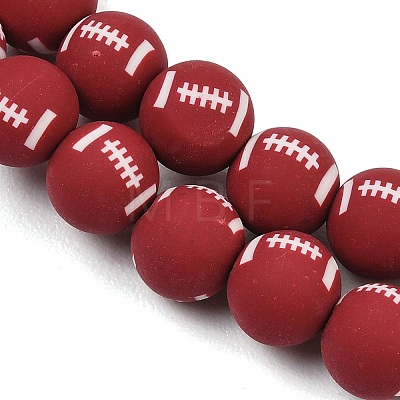 Handmade Polymer Clay Beads Strands PY-CBAEC33-01J-1