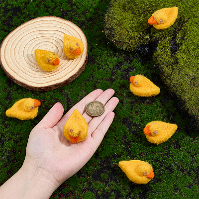 Wool Felt Duck AJEW-WH0455-335-1