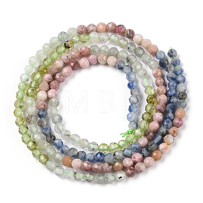 Natural Mixed Gemstone Beads Strands G-D080-A01-03-07-1