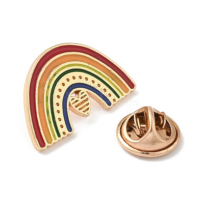Pride Rainbow Theme Enamel Pins JEWB-G031-01A-1