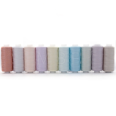 10 Colors Polyester Sewing Thread PW-WG4C286-04-1