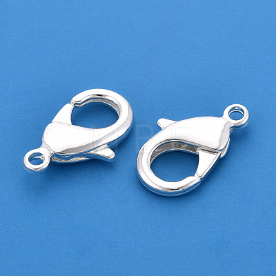 Brass Lobster Claw Clasps KK-YW0004-01E-S-1
