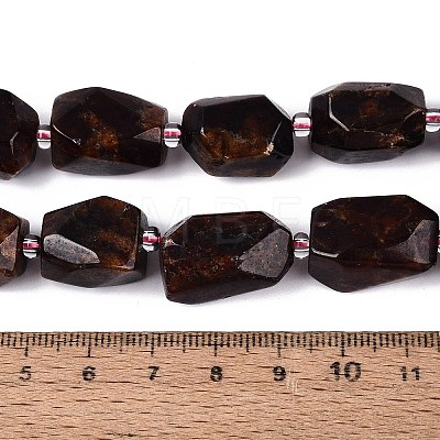 Natural Orange Garnet Beads Strands G-N362-07A-02-1