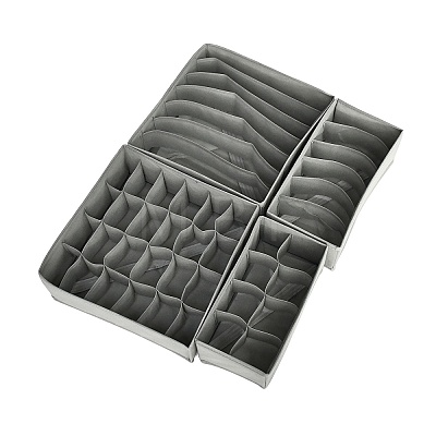 4Pcs Non-woven Fabrics Drawer Organizer Set AJEW-C047-02A-1