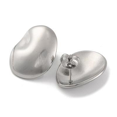 Non-Tarnish 304 Stainless Steel Stud Earrings for Women EJEW-N054-26P-1