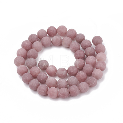 Natural Purple Aventurine Beads Strands G-T106-278-1