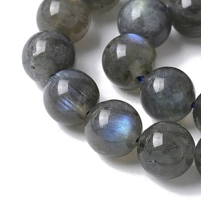 Natural Labradorite Beads Strands X-G-U017-8MM-01-1