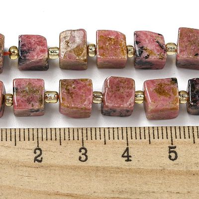 Natural Rhodonite Beads Strands G-G053-B11-01B-1