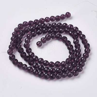 Glass Beads Strands GLAA-XCP0006-02-1