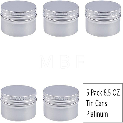 Round Aluminium Tin Cans CON-BC0004-26P-250ml-1