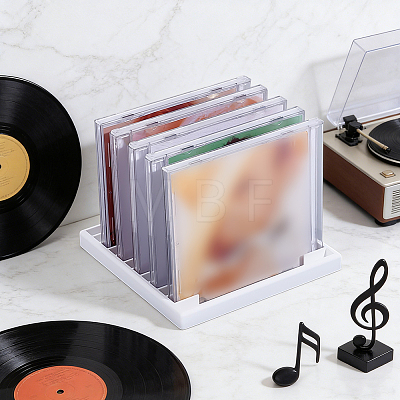 12 Grids Plastic CD Storage Racks AJEW-WH0643-111A-1