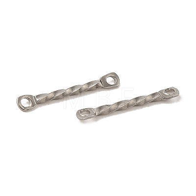 Non-Tarnish 304 Stainless Steel Connector Charms STAS-Q323-02C-P-1