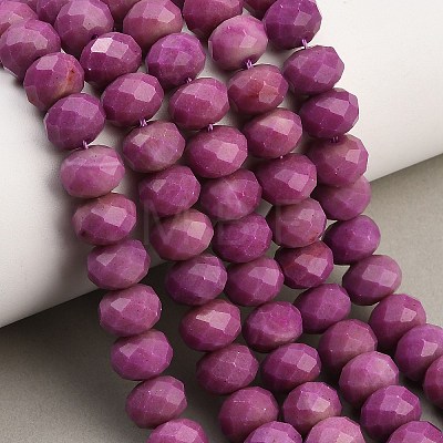 Faceted Dyed Natural White Jade Beads Strands GG-CBAE966-01B-B-1