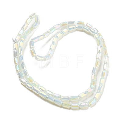 Imitation Jade Glass Beads Strands EGLA-P052-03A-02-1