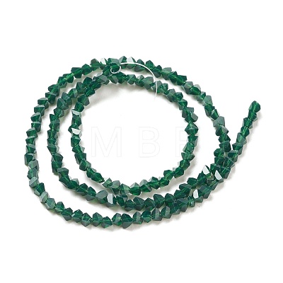 Transparent Solid Color Glass Beads Strands GLAA-L031-01-B02-1