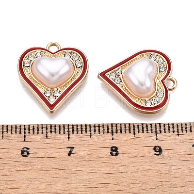 Rack Plating Alloy Rhinestone Pendants FIND-N005-19B-1