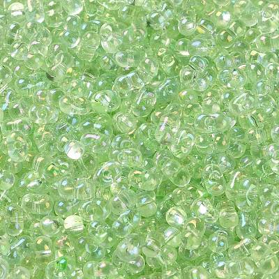 AB Color Plated Glass Seed Beads SEED-L011-06B-11-1