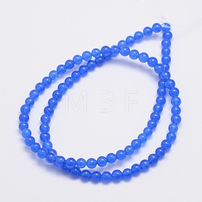 Natural & Dyed Malaysia Jade Bead Strands X-G-A146-4mm-A21-1