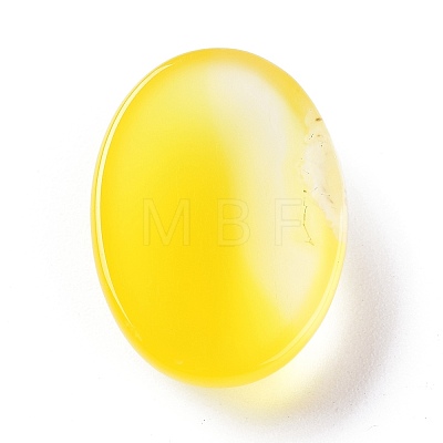 Natural Yellow Agate Cabochons G-Z012-01A-1