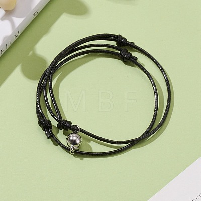 Adjustable Magnetic Bracelet for Couples BJEW-JB06190-01-1