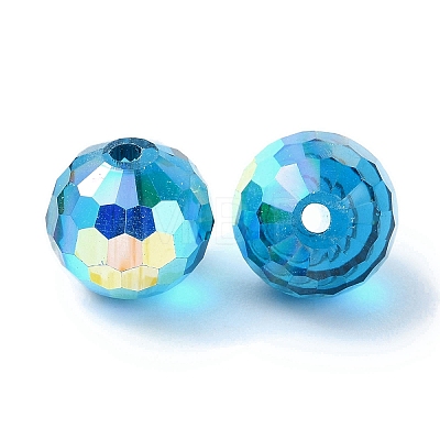 AB Color Plated Glass Beads EGLA-P059-02B-AB24-1