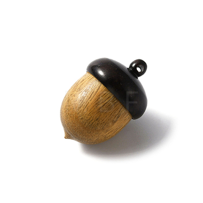 Wooden Acorn Box Jewelry Pendants WOOD-WH0027-33D-1