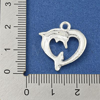 Alloy Micro Pave Clear Cubic Zirconia Pendants FIND-Z061-04S-02-1